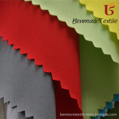 100% Polyester Interlock Fabric/ Dyed PU Transfer Film Fabric/ Breathable Functional Fabric